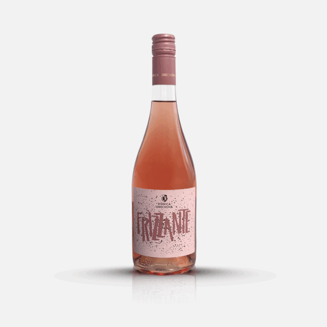 Šumivé  FRIZZANTE ORECHOVÁ ROSÉ  screw,  polosuché  NOVINKA