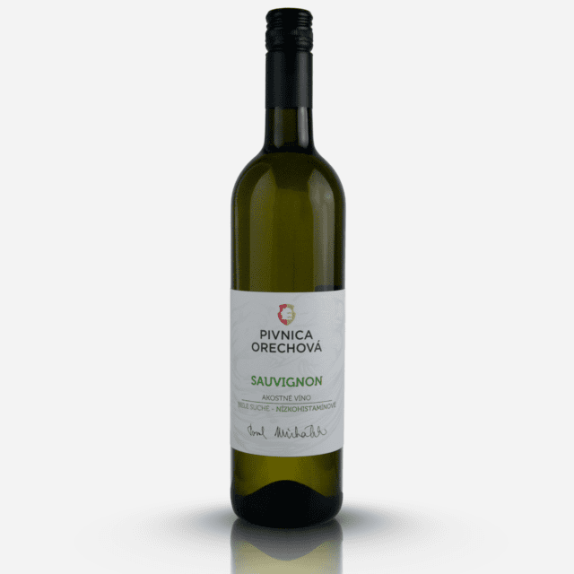 NízkoHistamín  SAUVIGNON  2023  ☘️ Trend dobrého zdravia,  Alcohol low